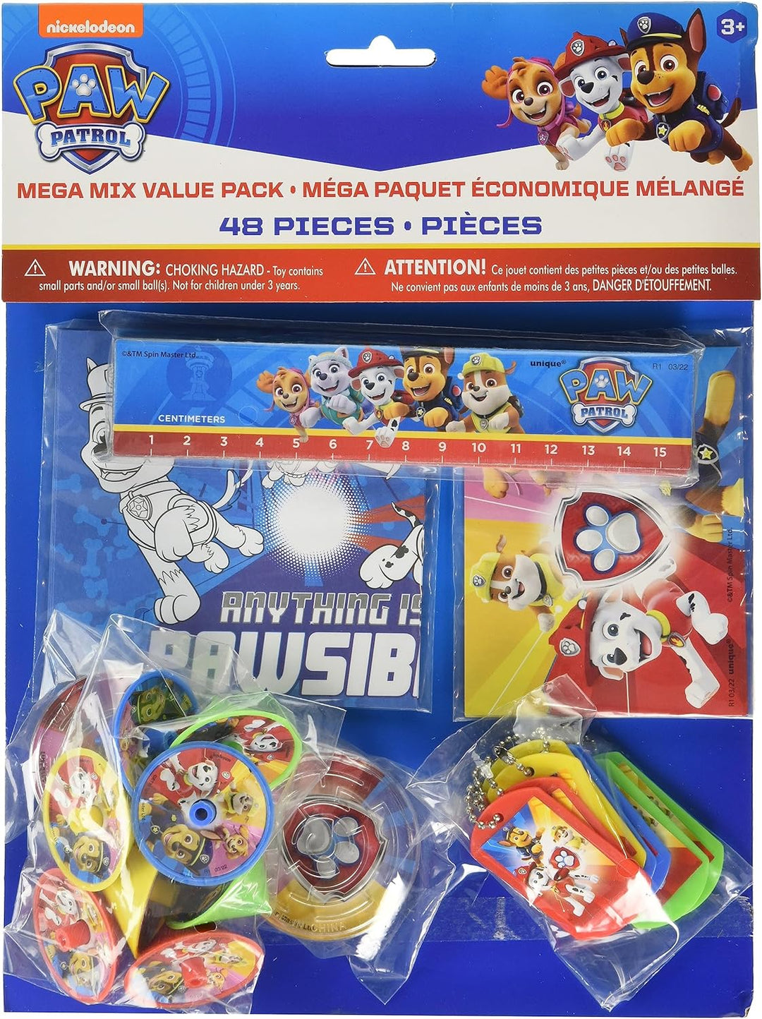 Affordable 48-Piece Paw Patrol Favor Pack - Easy Setup, Perfect For Kids' Birthdays