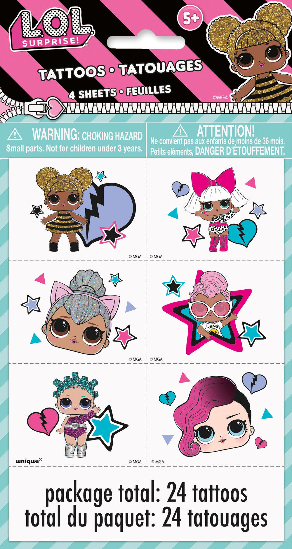 Lol Surprise Tattoos - Unleash the Glam and Sparkle with Your Favorite Dolls!