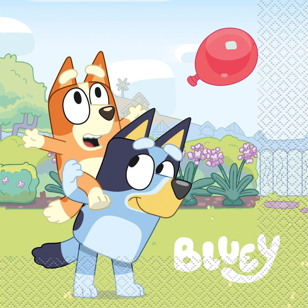Bluey Luncheon Napkins - Perfect Theme for Affordable Birthday Fun!