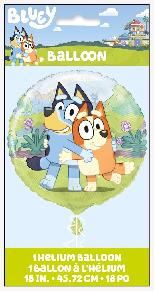 Bluey Foil Balloon - 1 Pack, Easy Setup for Unisex Birthday Parties, Affordable Pricing & Coordinated Themes, Ideal Party Supplies for Fun Celebrations!