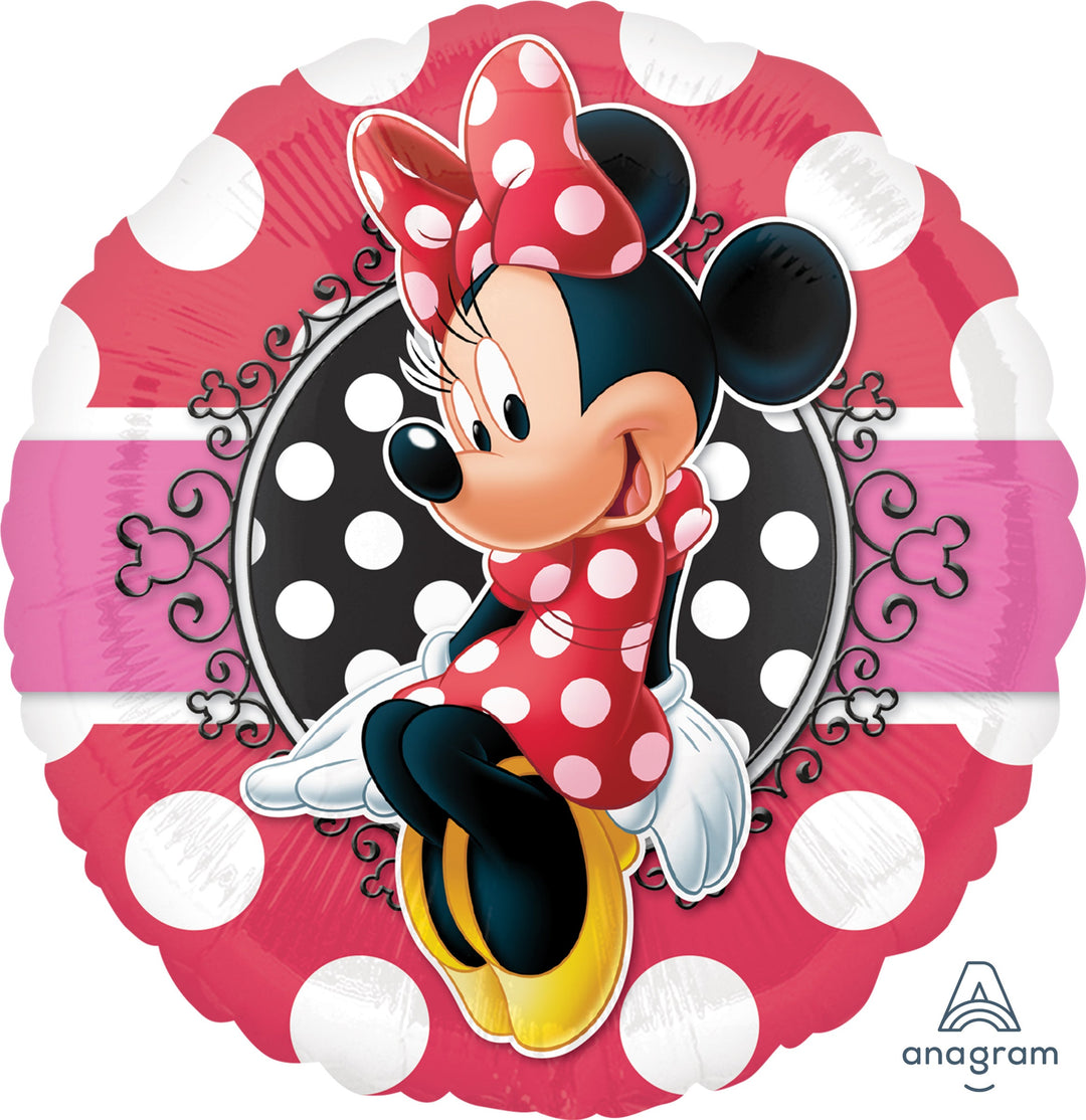Minnie Mouse Foil Balloon-18"-Superior Float, Perfect for Unforgettable Moments!