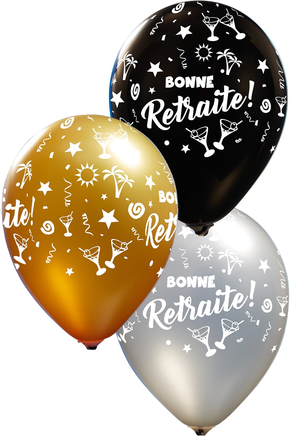 Vibrant Retirement Party Latex Balloons - Eco-Friendly and Durable, Pack of 50