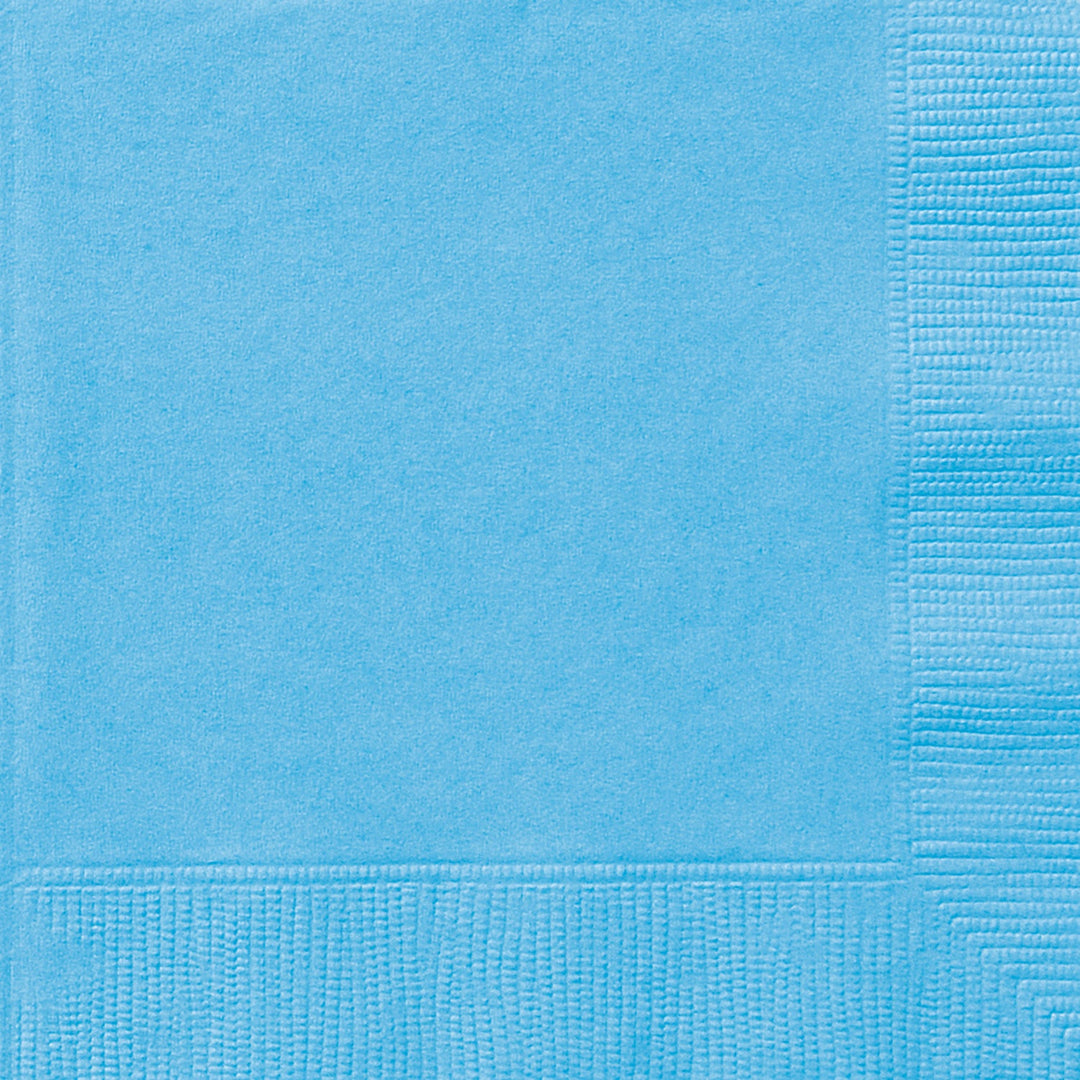 Powder Blue Solid Beverage Napkins, 50ct - Perfect for Serene and Elegant Celebrations!