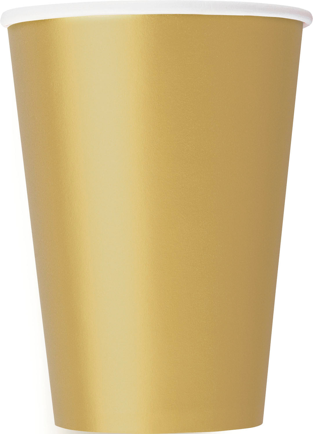 Gold Solid Paper Cups - Affordable Party Supplies for Memorable Birthdays!