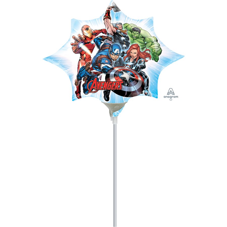 Avengers Foil Balloon - 14inch - Prolonged Float Time For Epic Party Decorations