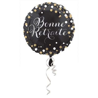 Célébration Joyeuse de Retraite-Ballon Mylar de 45cm pour Souvenirs Durables