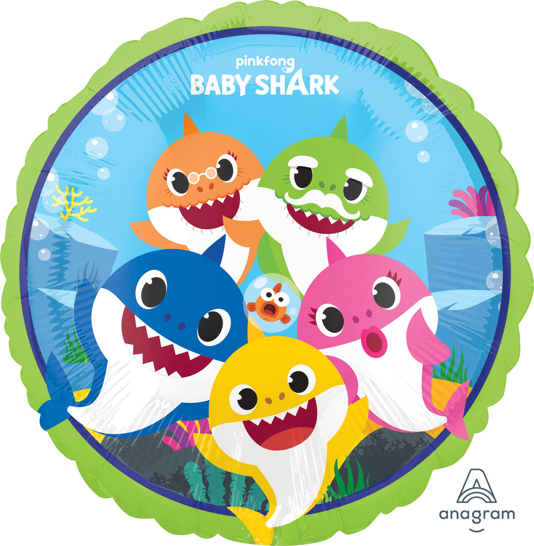 Delightful Baby Shark Foil Balloon - Perfect Party Decor with Unmatched Float Time