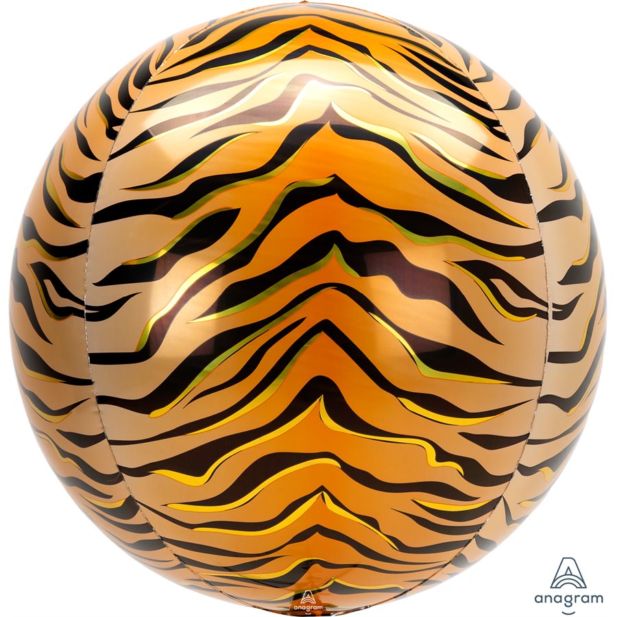 Orbz Superior Float Lion Print Foil Balloon - Perfect Party Decor, Self-Sealing Valve