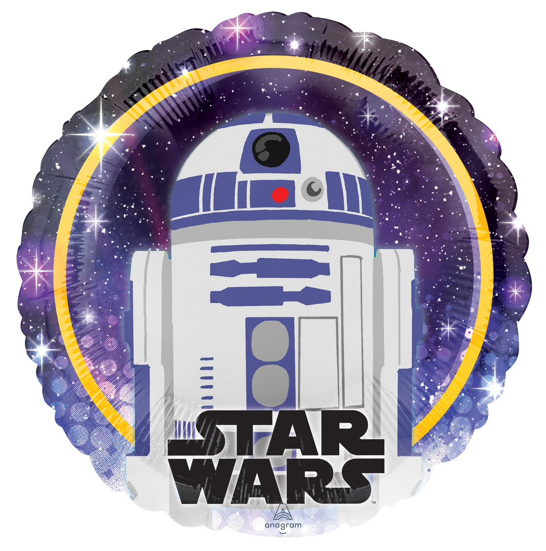 Star Wars Galaxy R2-D2 Foil Balloon - Superior Long-Lasting, Perfect Party Decor!