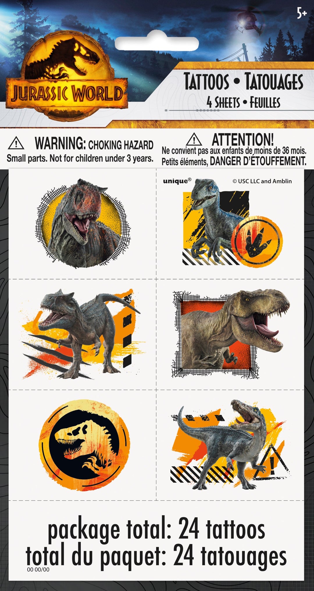 Tatouages Jurassic World - Plongez dans une Aventure Dino-tastique !