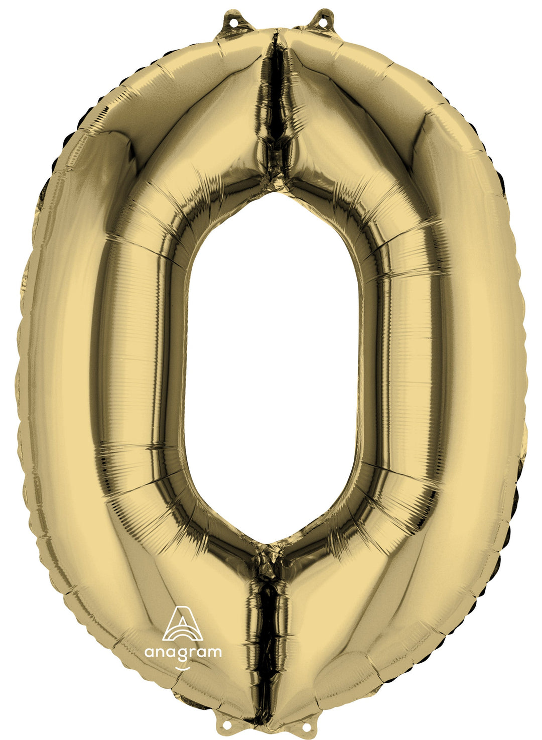 Elevate Your Party with 34-inch White Gold 'O' Foil Balloon - Superior Float Time!