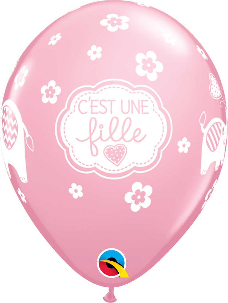 50pc Vibrant Gender Reveal Latex Balloons - Durable, Biodegradable Party Showstopper!