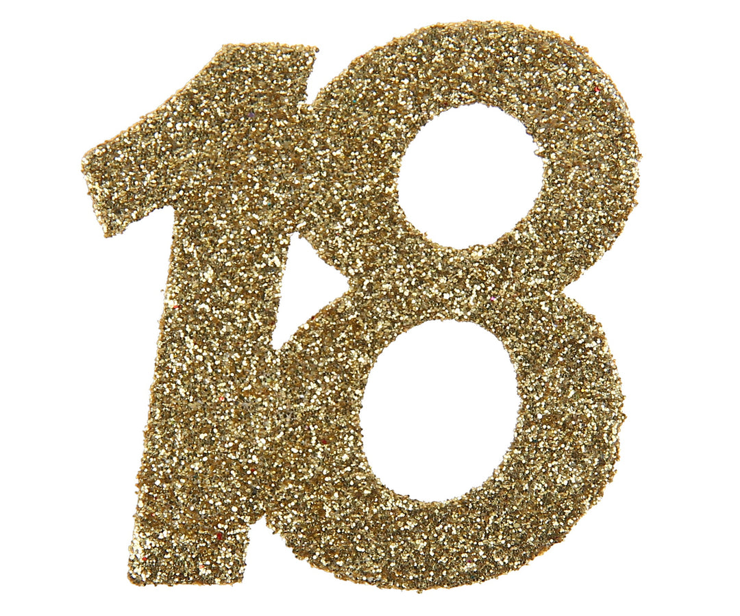 Elegant Gold 18th Birthday Decorations - Trendy Theme Party Sprinkle Set for Unforgettable Celebration