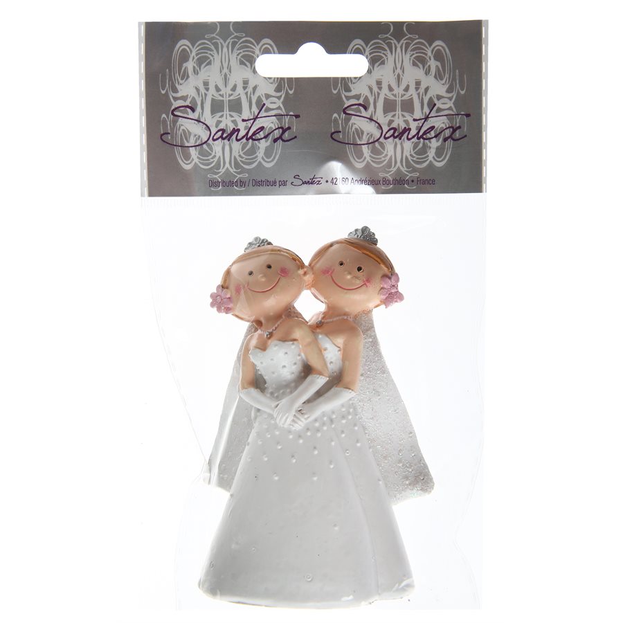 Figurine Élégante de Mariage - Décoration de Fête Esthétique pour Célébrations Chics