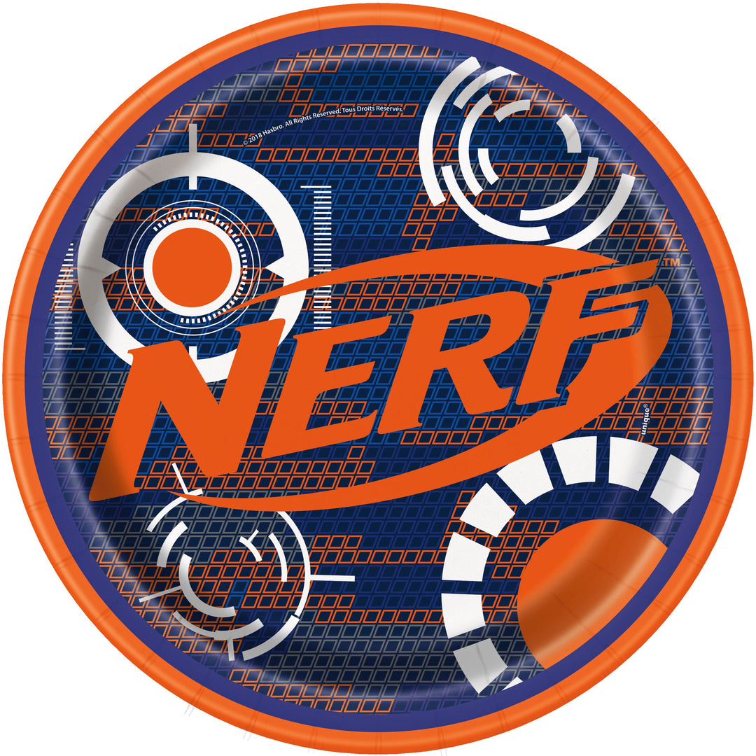 Target Fun with Nerf Round Dinner Plates: Hit the Bullseye of Party Excitement!