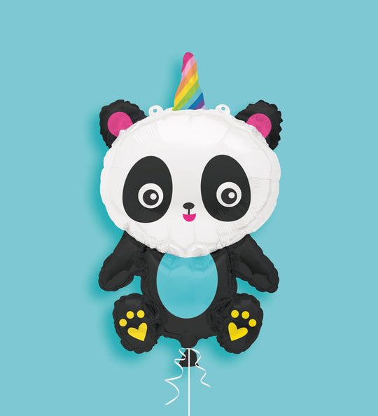 Ballon Mylar Panda de 74 cm - Décoration de Fête Eblouissante avec Flottaison Inégalée