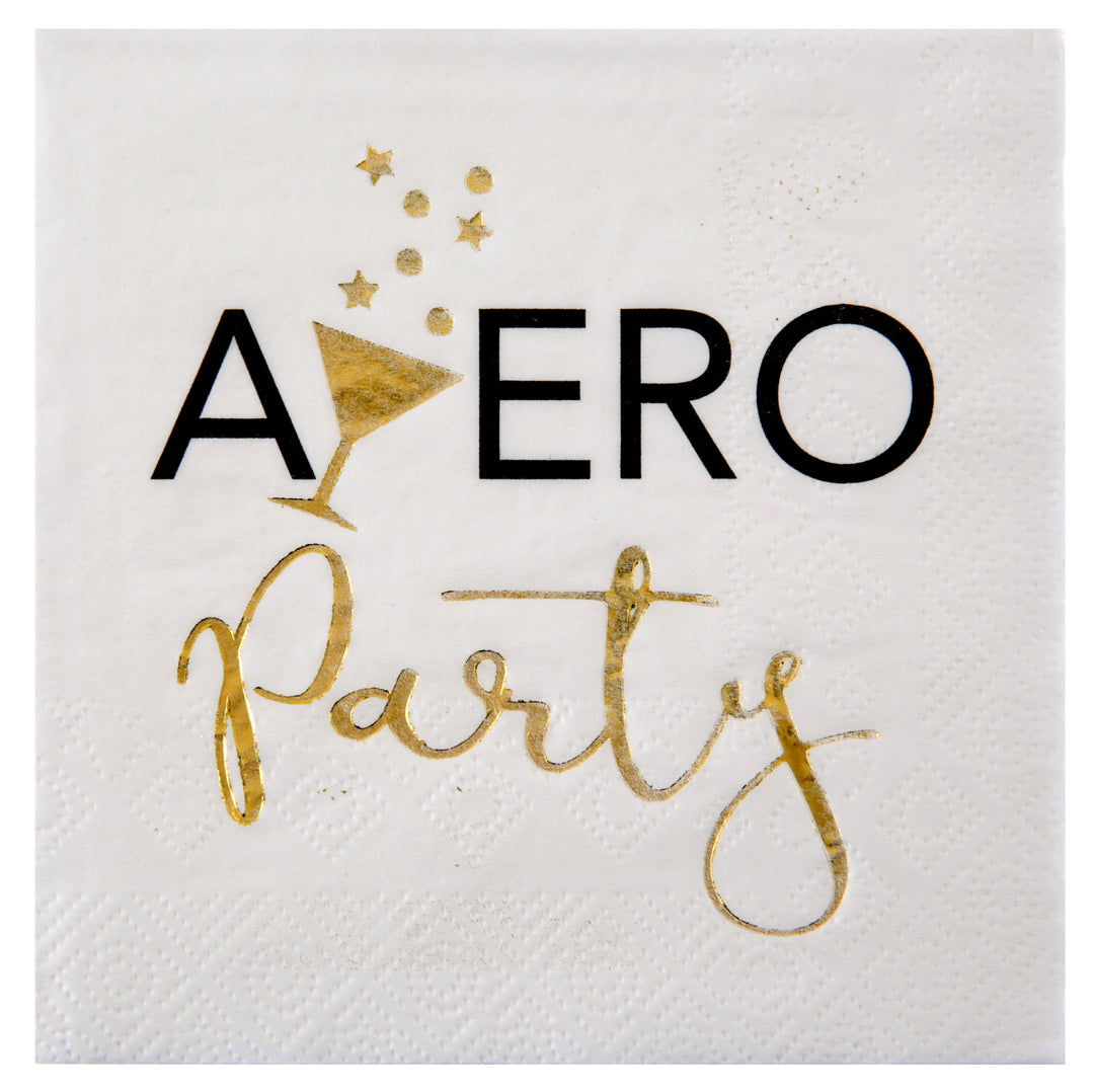 Elegant Apero-Theme Beverage Napkins for Stylish Birthday Parties - A Trend-Setter in Party Supplies