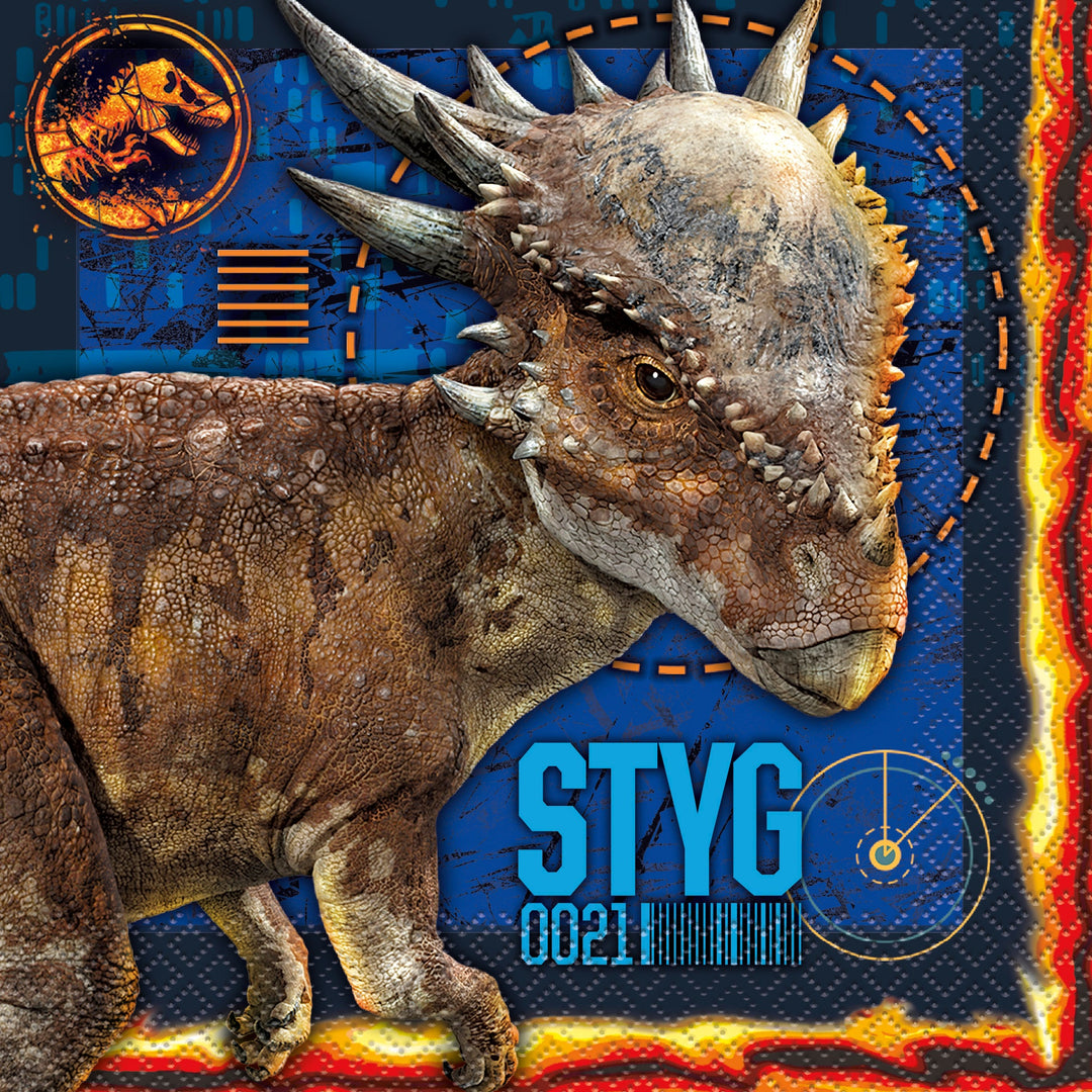 Embark on a Prehistoric Feast with Jurassic Park Lunch Napkins - Roaring Fun!