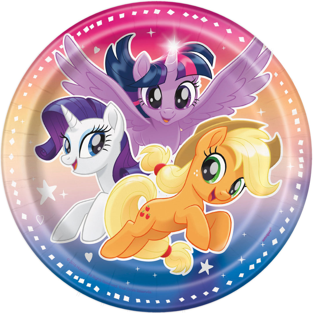 Affordable My Little Pony Dessert Plates - Easy Setup for Joyful Birthday Celebrations!