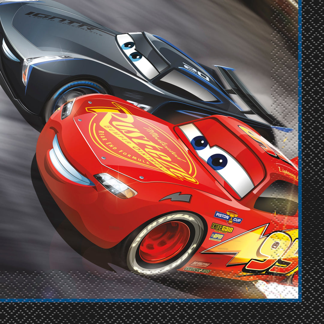 Affordable Cars Themed Party Luncheon Napkins - Easy Setup, Pack of 16 for Fun-filled Birthdays!