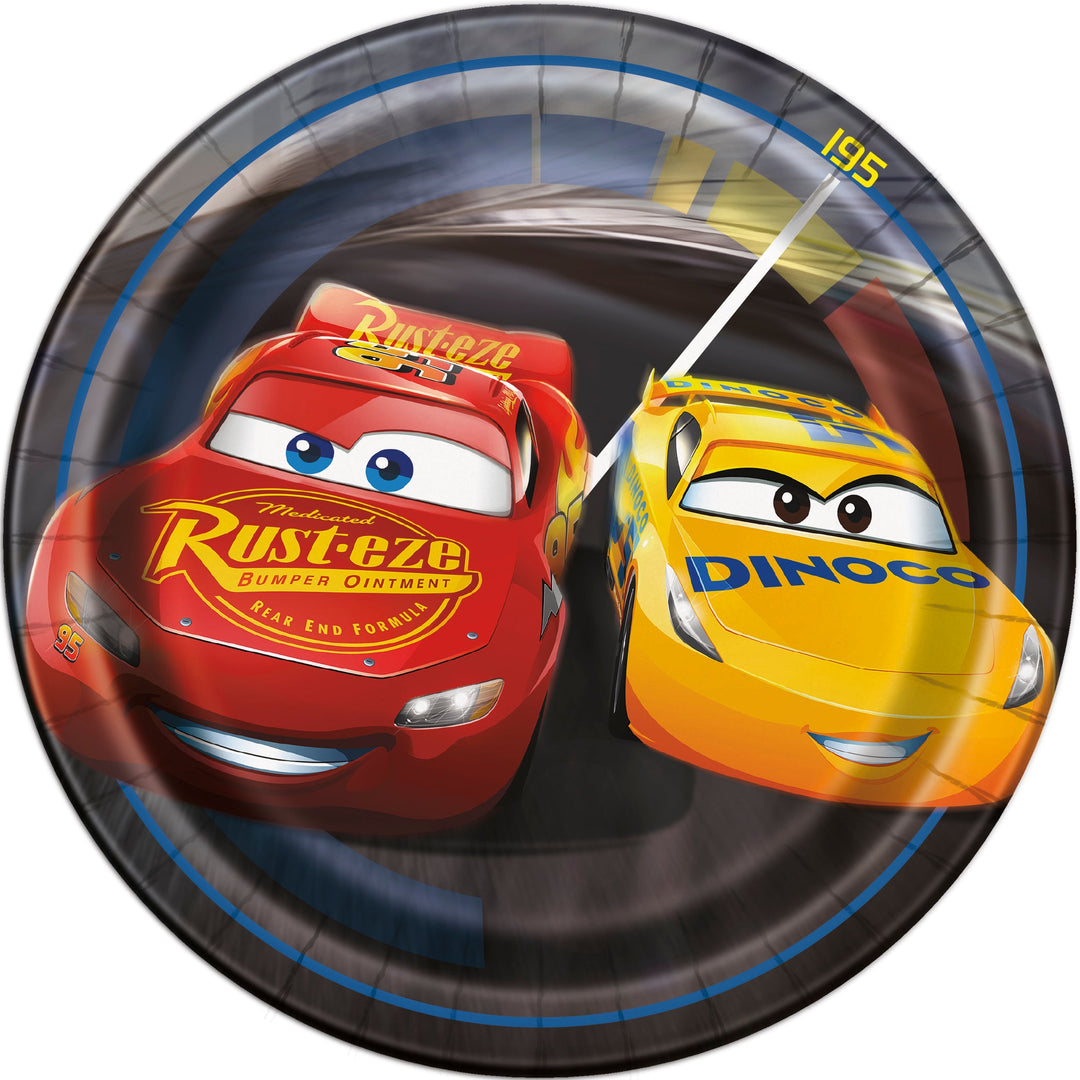 Affordable Cars Themed Dessert Plates - Easy Setup, Perfect for Children’s Birthday Parties
