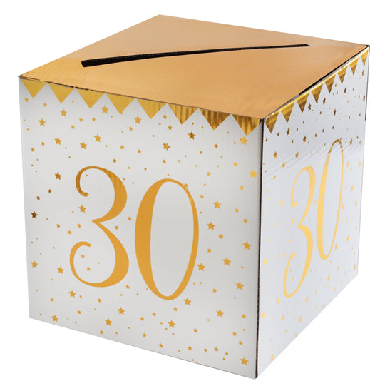 Élégante Tirelire Dorée, Cadeau Parfait de 30ième Anniversaire avec Style Chic