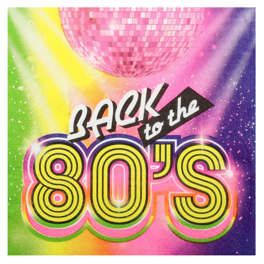 Vintage 1980's Lunch Napkins - Premium Quality for Chic Birthday Celebrations