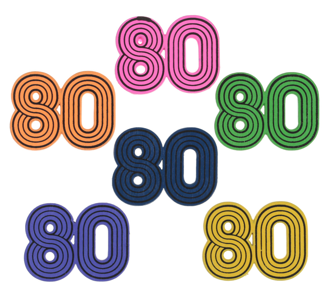 1980's Trend-Setting Multicolor Party Sprinkles - Chic Birthday Elegance!