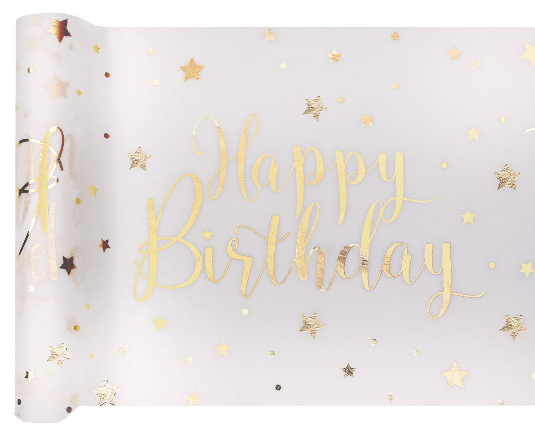 Elevate Your Event: Stylish White Table Runner for Elegant, Trend-Setting Parties