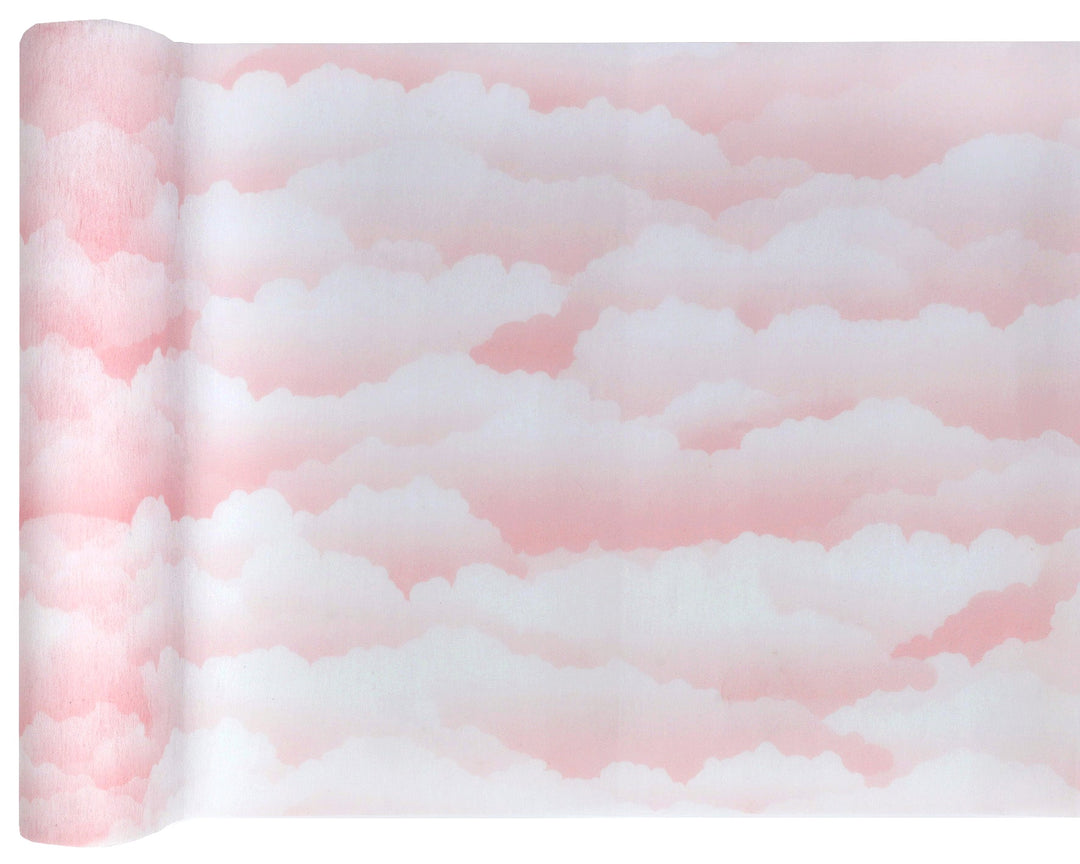 Élégant Chemin de Table Rose Bébé - Créez un Cadre de Fête Luxe avec Style Sans Effort