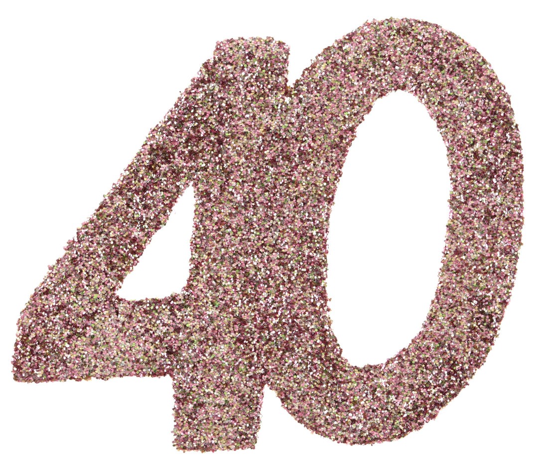 Exquisite Rose Gold Confetti - Perfect for Chic 40th Birthday Celebrations