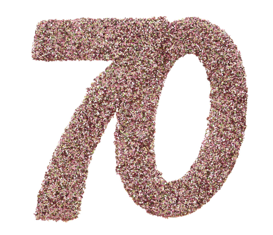 Elegant 70th Birthday Rose Gold Confetti - Stylish Party Decor for Memorable Celebrations