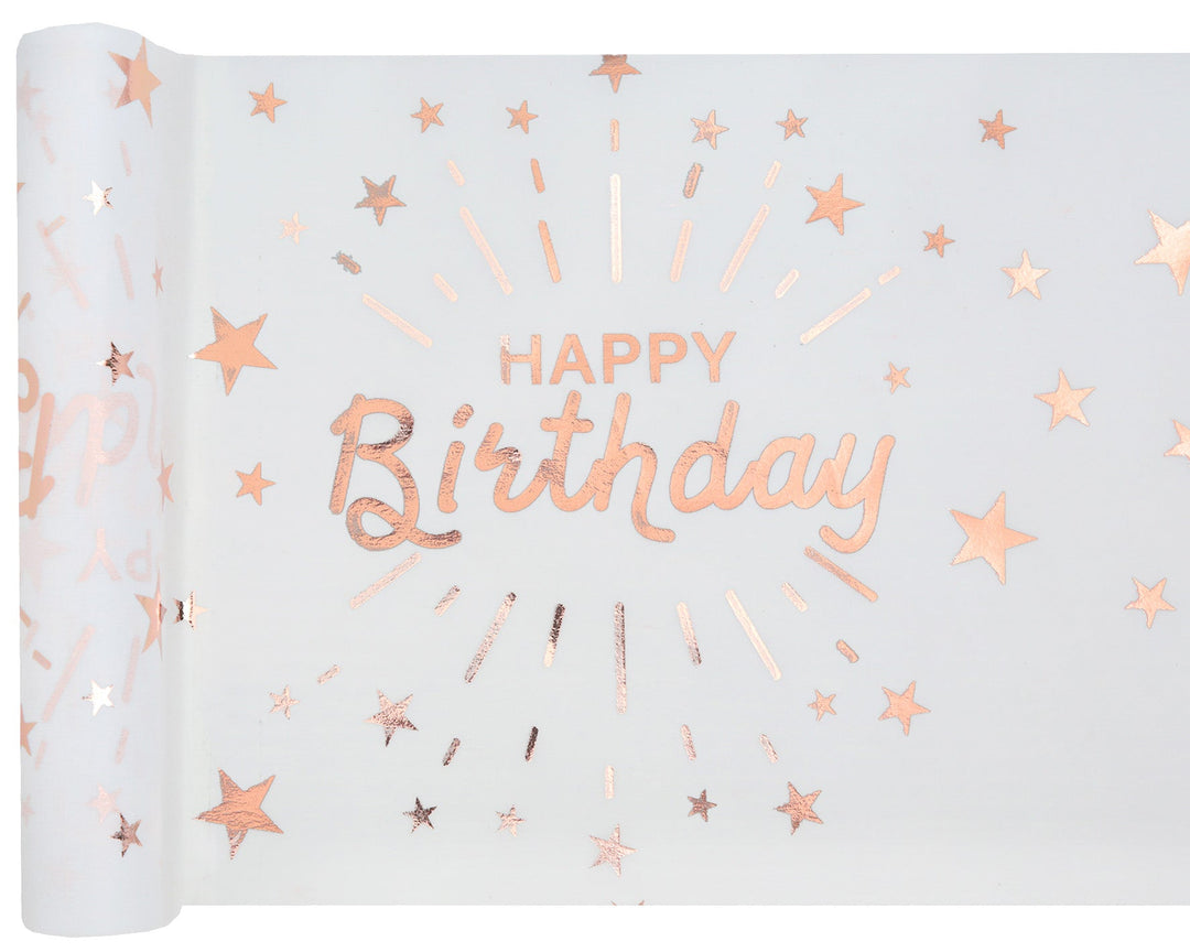 Chemin de Table Rose Scintillant pour Anniversaire - Star Inévitable de Votre Fête