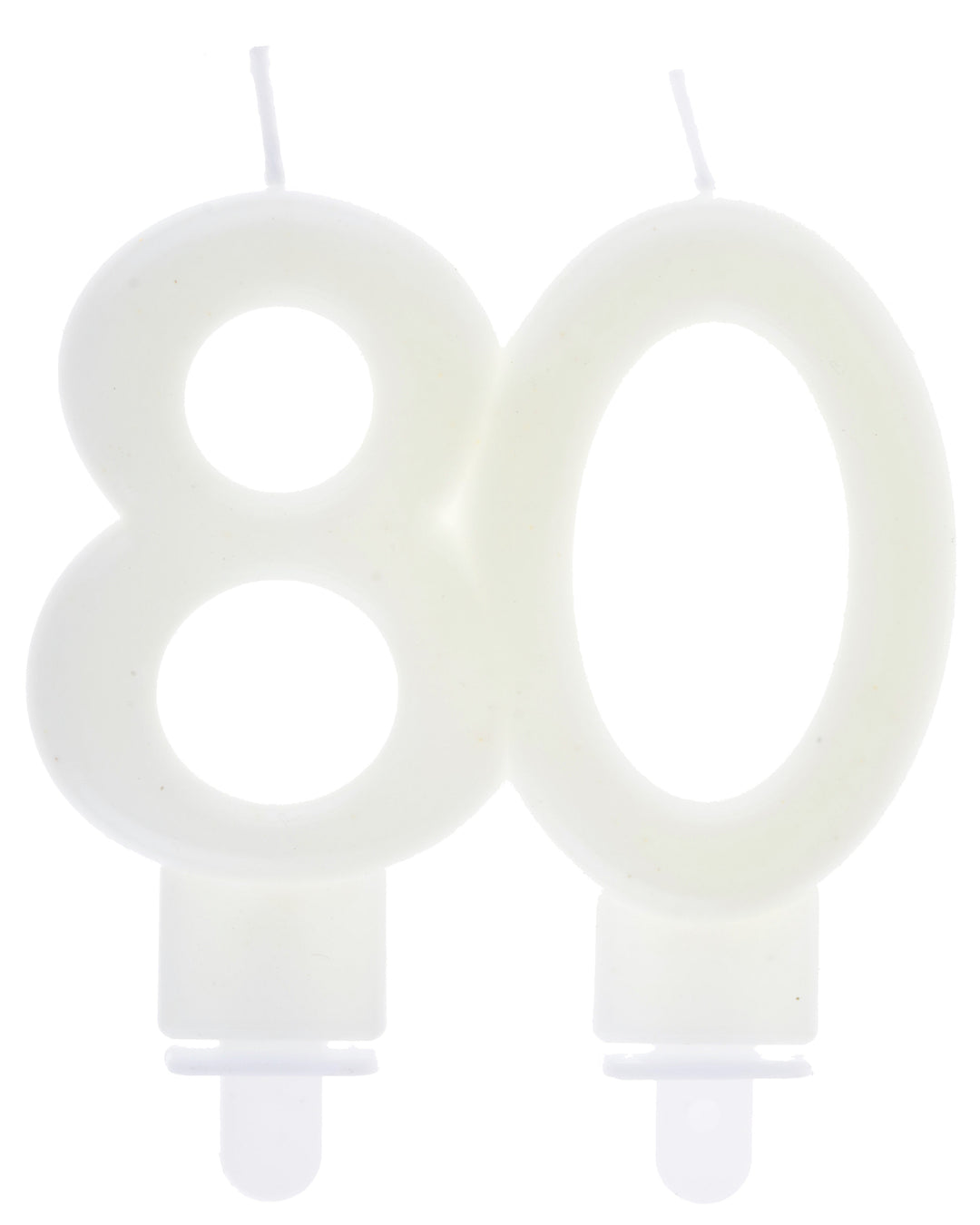 Bougie Phosphorescente pour 80ème Anniversaire - Décorations de Fête Élégantes & Tendance