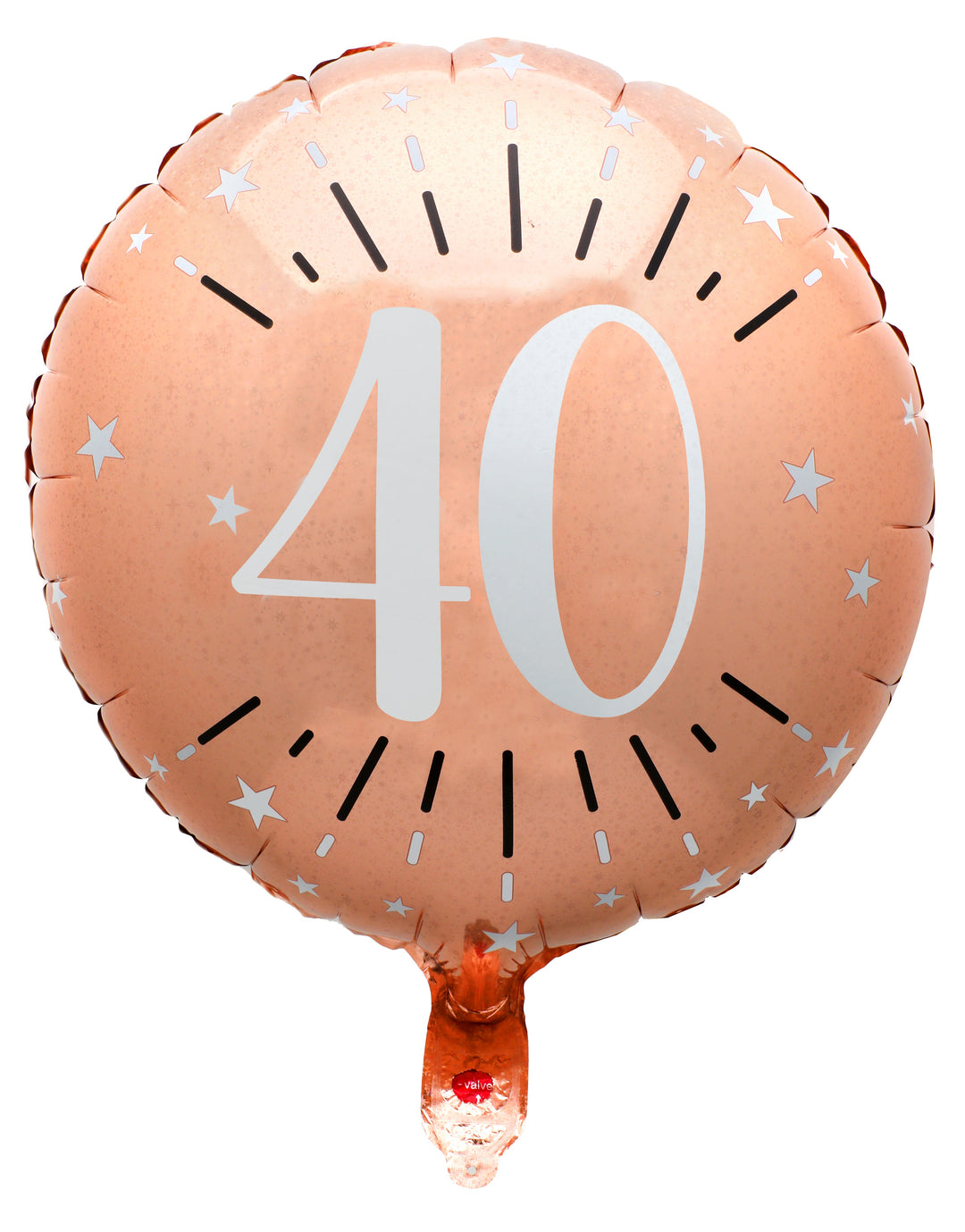 Chic Rose Gold Foil Balloon - Perfect for 40th Birthday Party with Extended Float Time!