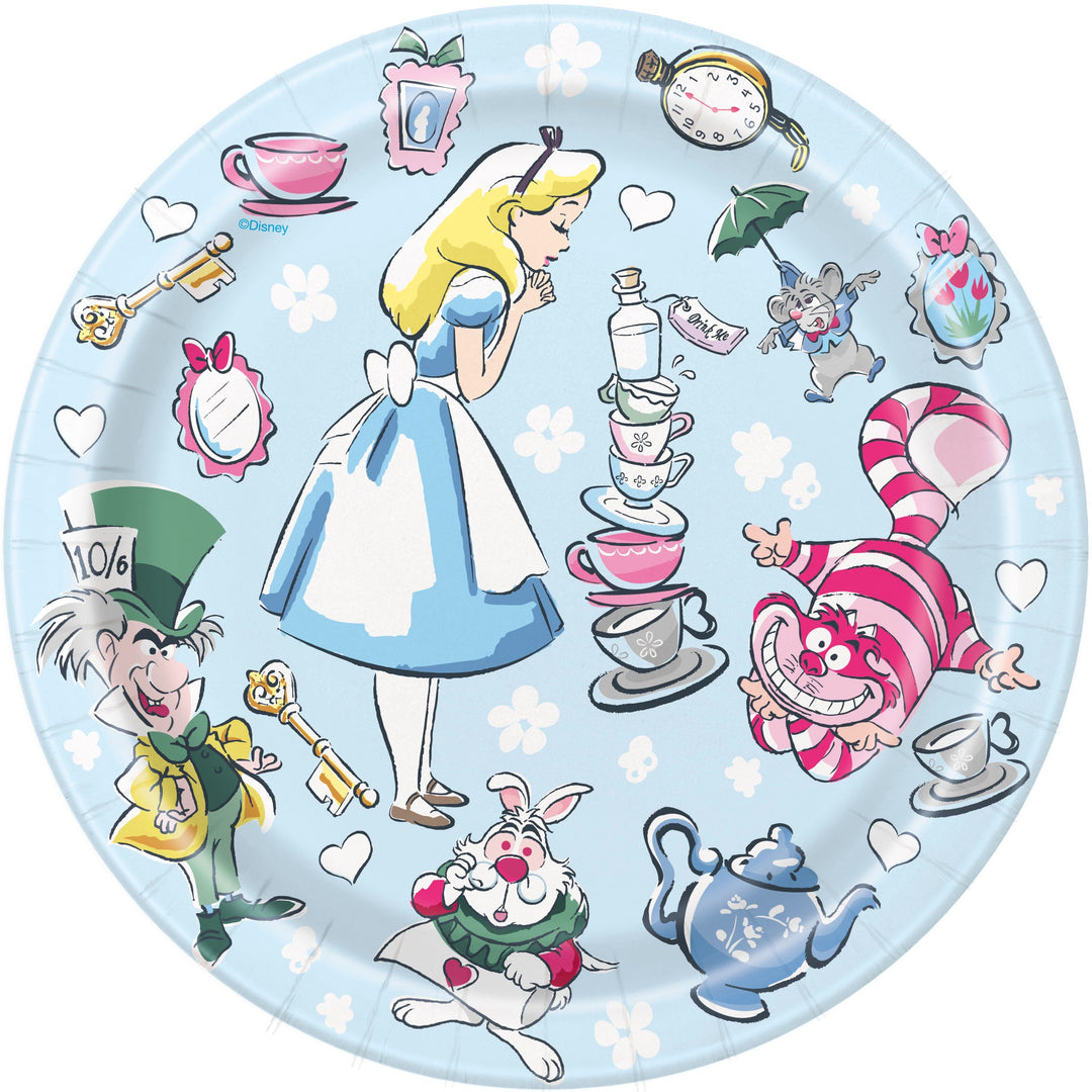 Alice in Wonderland Dessert Plates - Fun, Affordable Party Supplies Pack