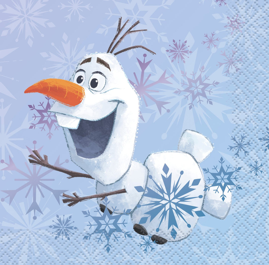 Enter a Winter Wonderland with Reine des neiges Beverage Napkins - Embrace the Magic!