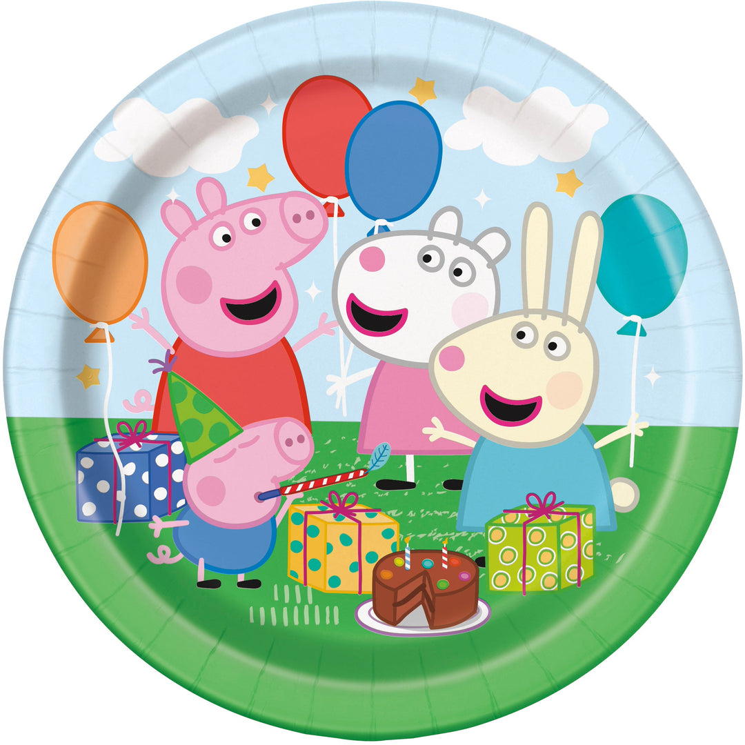 Make Every Bite Oinktastic: Peppa Pig Dessert Plates for Your Party!