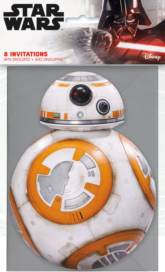 Star Wars Classic Birthday Invitation Set of 8 - Easily Create Unforgettable Parties