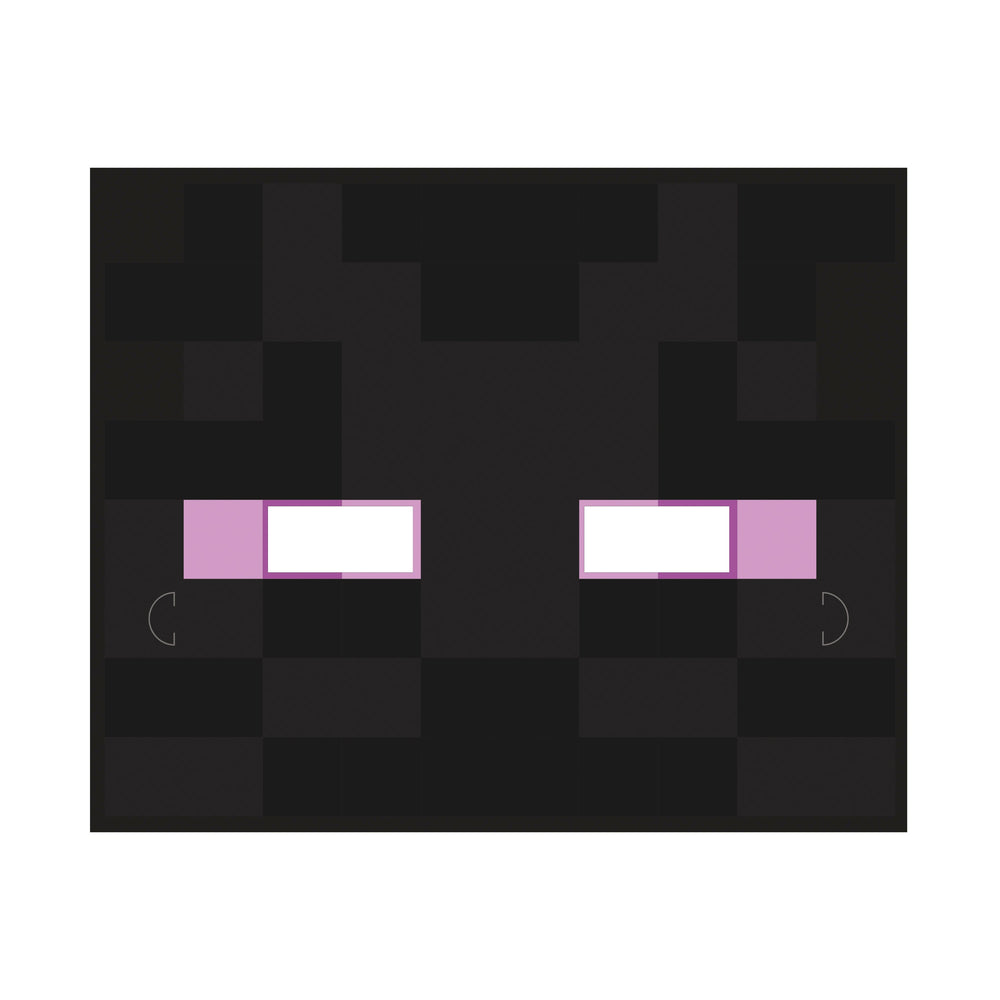 Minecraft Adventure Awaits: Block-Style Party Masks (Pack of 8)