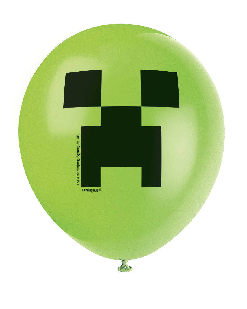 Minecraft Latex Balloons (8) - Build Your Party Block by Block!