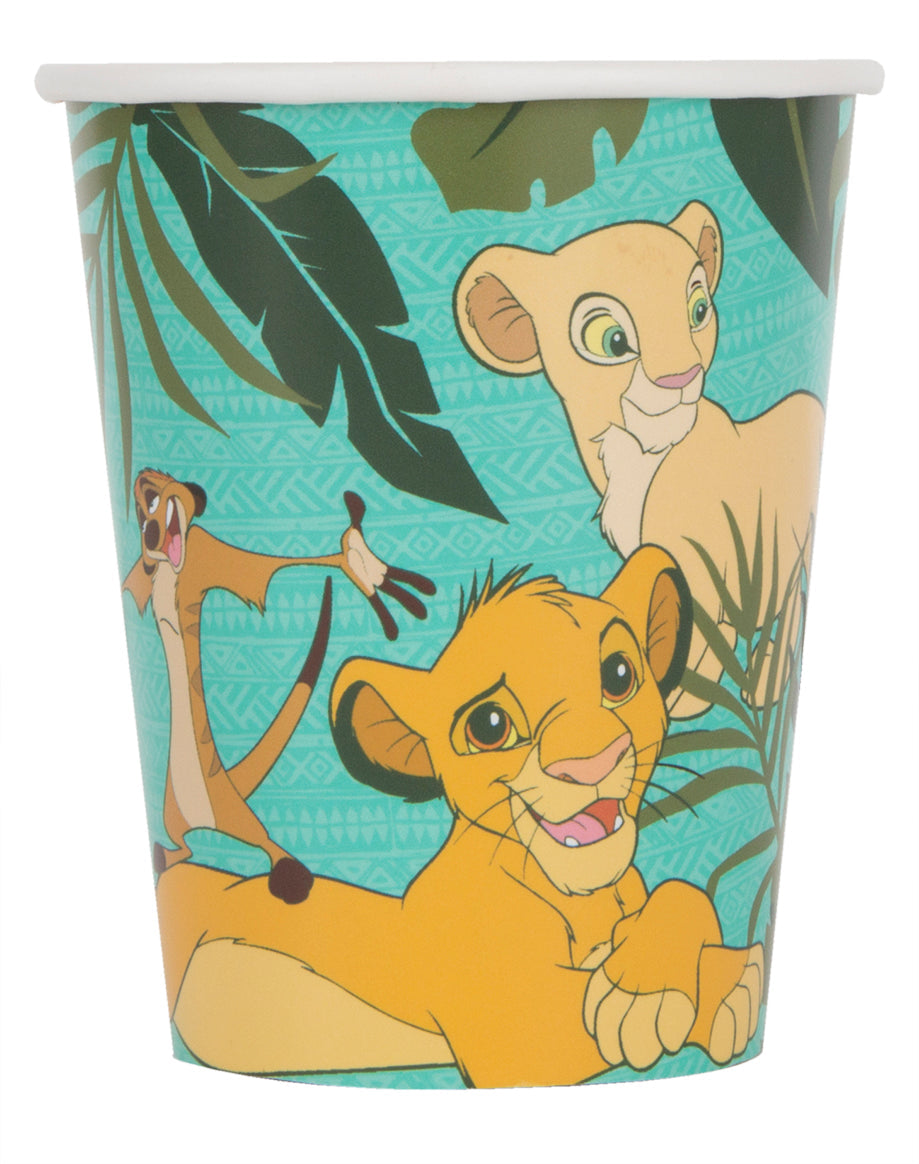 Verre en Carton du Le Roi Lion (8) - Rugissez avec Simba et ses Amis !