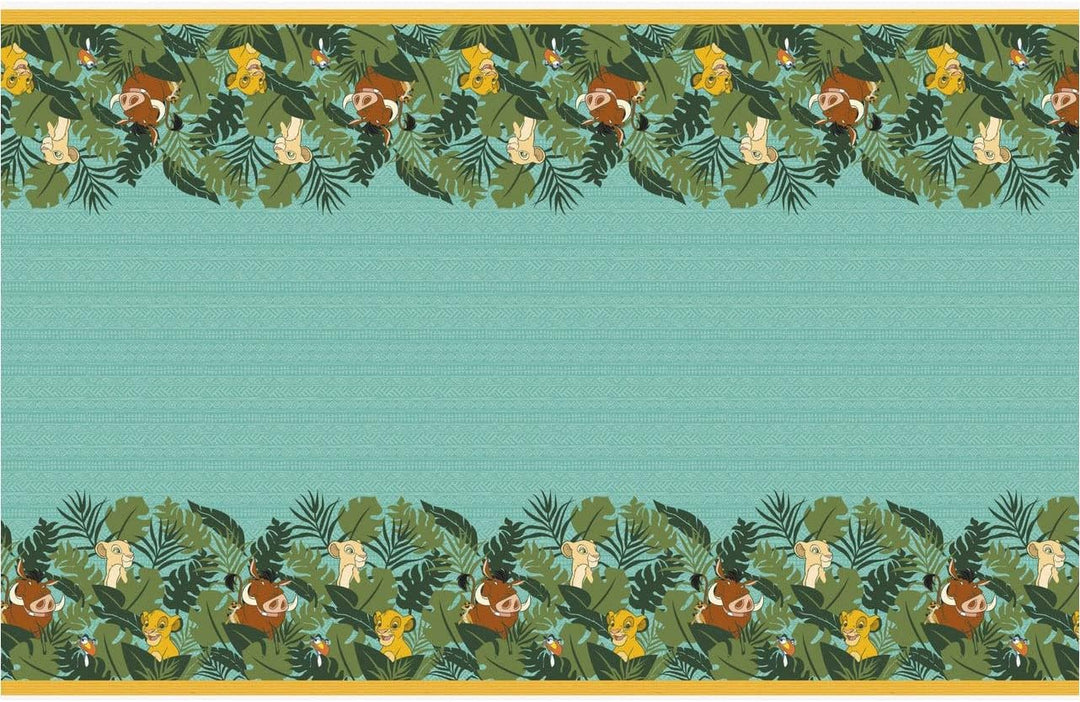 Breathtaking Lion King Tablecloth - Easy Set-Up for Memorable Events, Unbeatable Price!