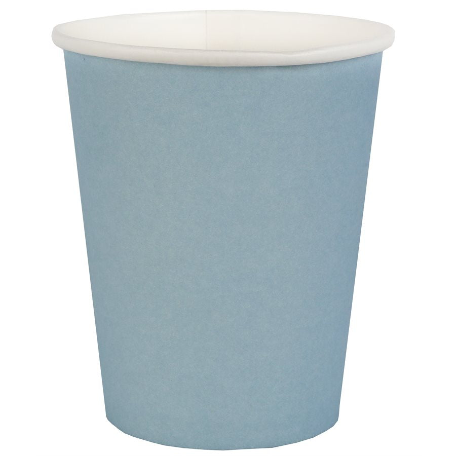 Solid Blue Paper Cups 10-Pack | Birthday Party Tableware Essential