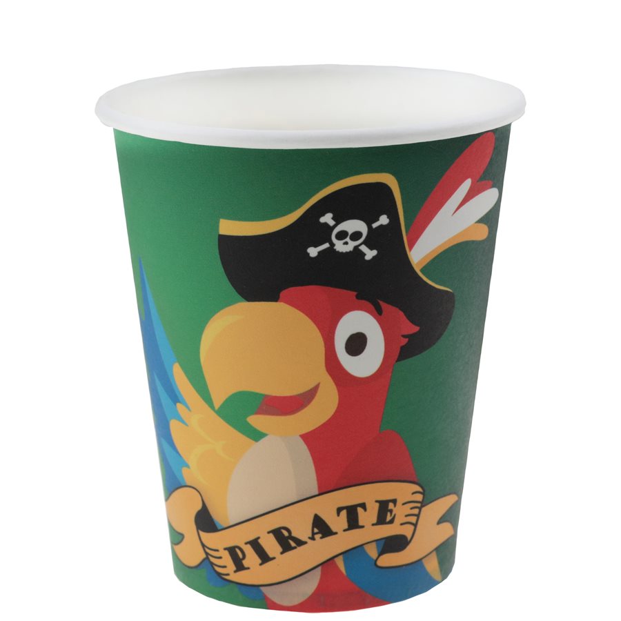 Pirate Birthday Paper Cups | Coordinated Party Tableware Pack of 1