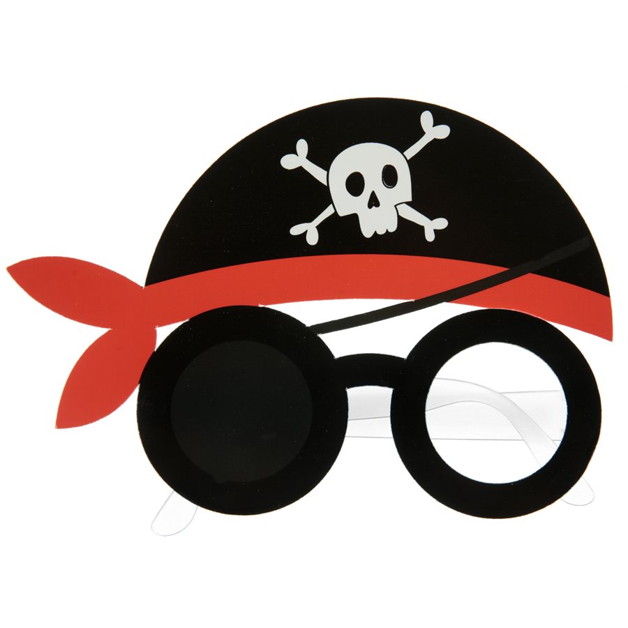 Pirate Party Glasses | Multicolor Birthday Costume Accessory Pack