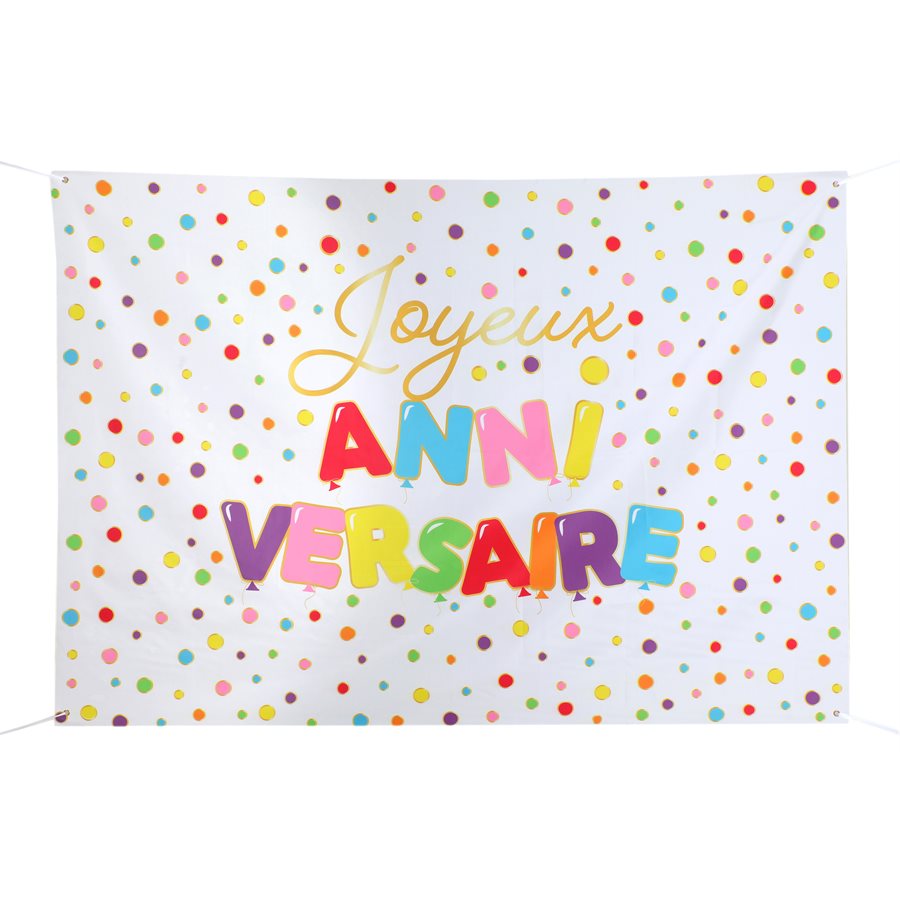 Birthday Backdrop Banner, Easy Party Decor for a Stunning Celebration