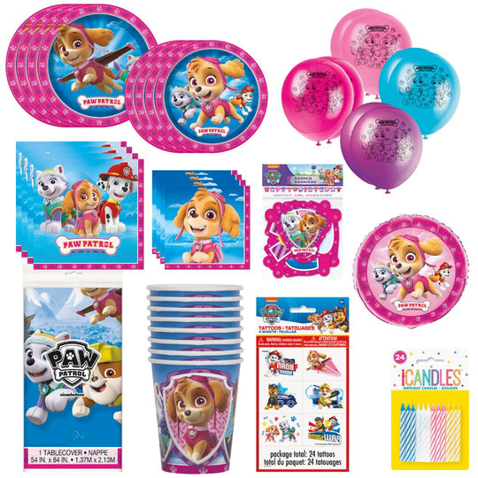 Skye Paw Patrol Party Supplies Bundle - The Ultimate Celebration Kit!