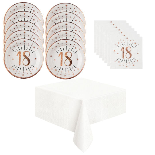Rose Gold 18th Birthday Bundle: Effortless Celebration Awaits!