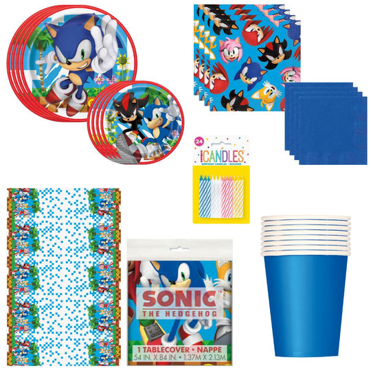 Sonic Party Supplies Bundle: Joyful Celebration, Official Licensed Fun!